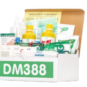 CASSETTA IN ABS DI PRONTO SOCCORSO 235x200x87 MM + KIT PRIMO SOCCORSO -  Vendita online Astucci 