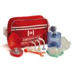 kit rianimazione completo di pallone ambu e accessori