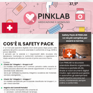 Safety Pack PINKLAB – Kit Digitale di Primo Soccorso