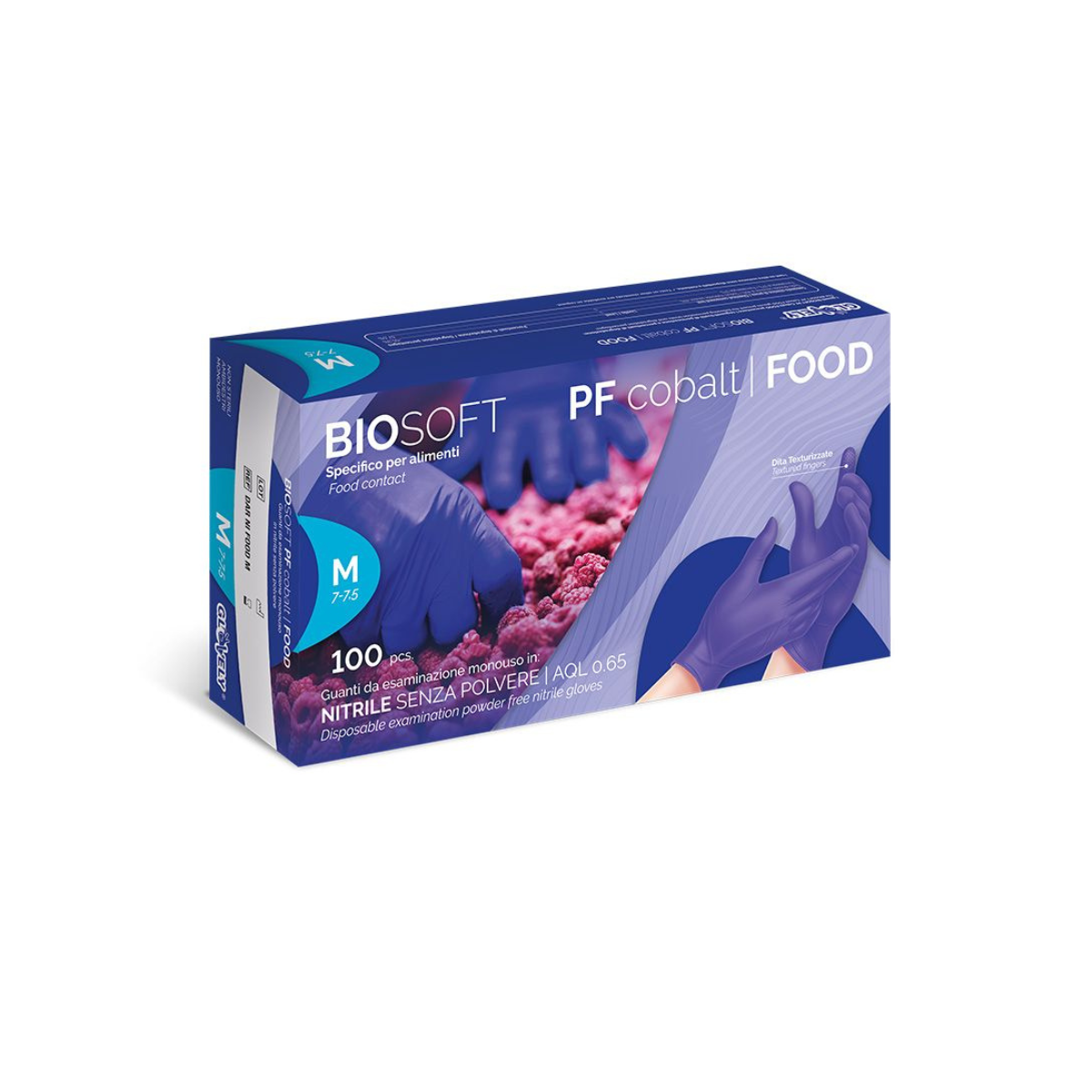 Guanti nitrile, fronte