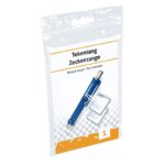 pinzetta in plastica per zecche e due tamponi