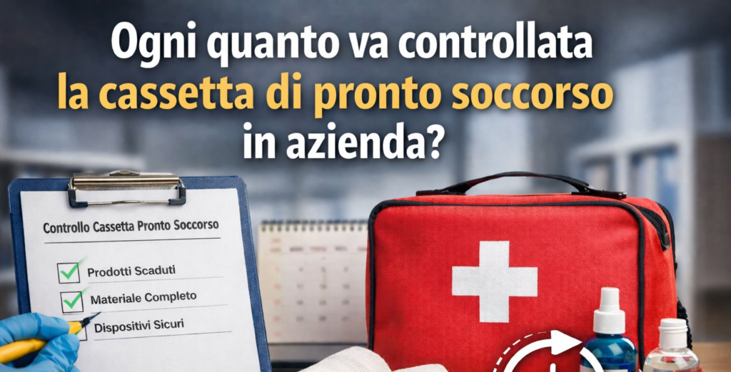 Ogni quanto va controllata la cassetta di pronto soccorso in azienda, chiarimenti